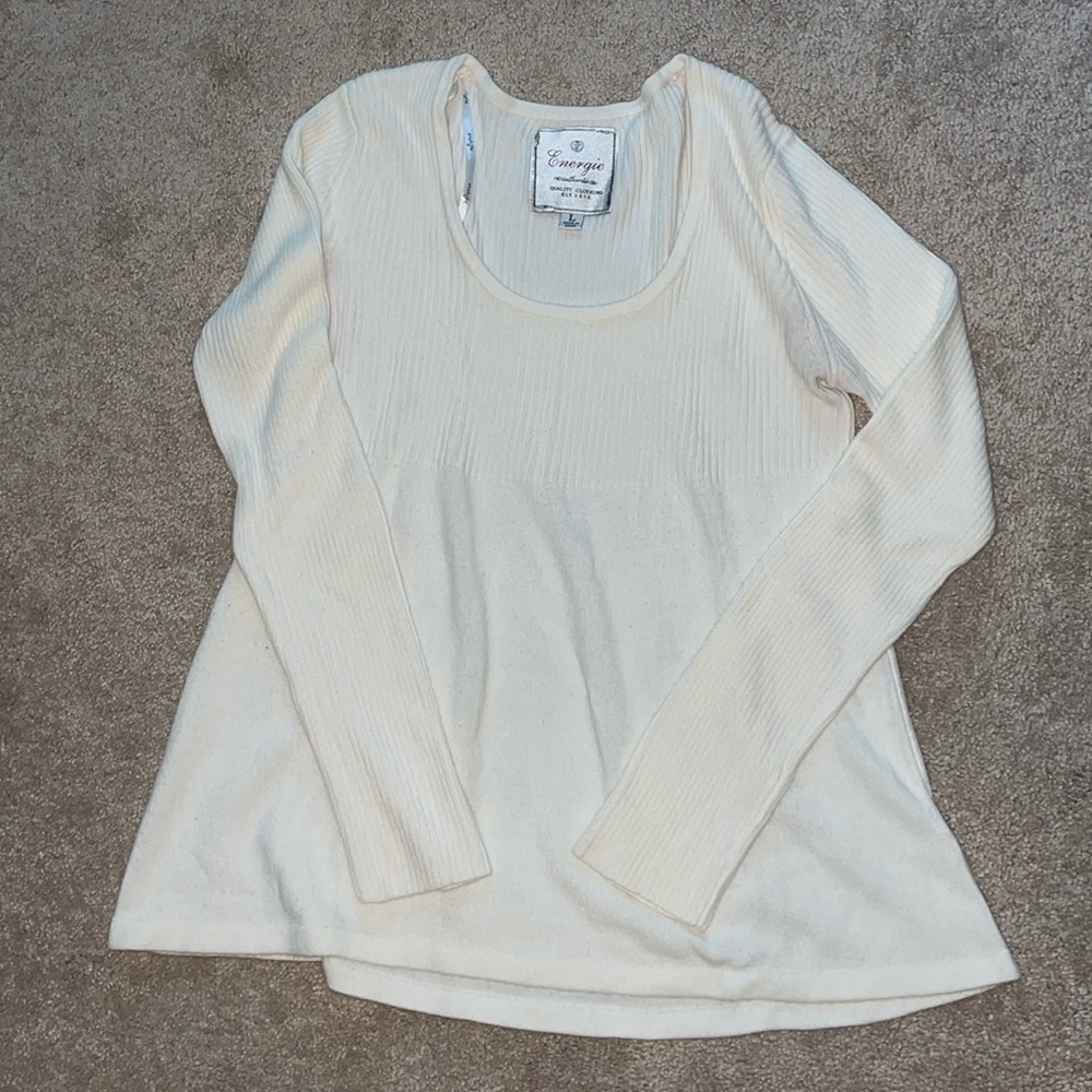 Vintage cream cotton shirt